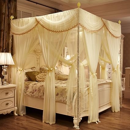 Red Mosquito Nets European Double Mosquito Net For Bed Princess Bed Canopy 3 Door Landing Mosquito Net Wedding Wedding Couple Mosquito Net Keeps Insects And Flies Canopy For Beds Amazon De Kuche Haushalt