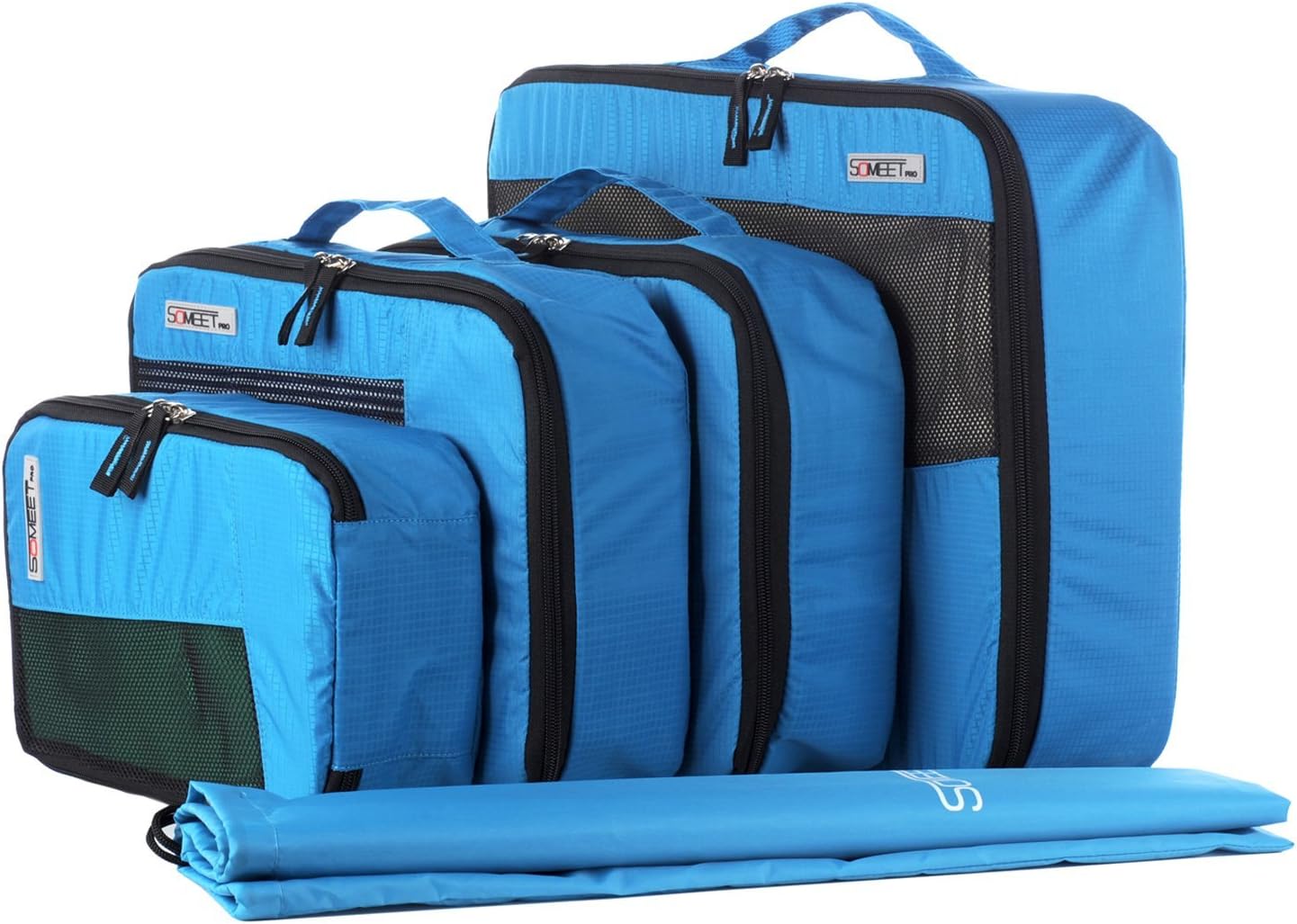Someetpro Packing Cubes 5 Piece Set Small, 2 Medium