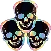 Halloween Balloon Skull Balloons Gradient Skeleton Balloons for Halloween Theme Party Decor Spooky Party Supplies Day of the Dead Party Decoration Balloon Sets-3 Pcs