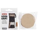 OXO Good Grips Cold Brew Coffee Maker Replacement Paper Filters, 50 Count | Smoother Cold Brew, Unbleached, Cold Brew Replacement Paper Filters, Extra Filtration Layer, Fit OXO Cold Brew Maker
