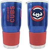Boelter Brands Licensed MLB Alternate Style Stainless Steel Double Wall Vacuum Insulated Game Day Ultra 30oz Travel Tumbler (Chicago Cubs)