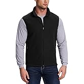 Outdoor Ventures Men's Full-Zip Polar Fleece Vest Outerwear Lightweight Warm Casual Sleeveless Jacket for Fall & Winter