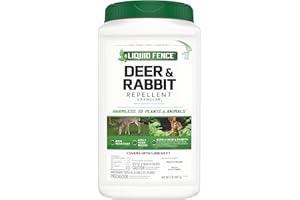 Liquid Fence Deer And Rabbit Repellent Granular 2 Pounds, Apply Year-Round