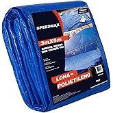Lonas de Polietileno Speedmax Azul | Escolha o Tamanho (3x5)