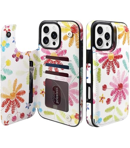 TopPerfekt Leder Flip Case Für IPhone 16 Pro Max – Mit Kartenfächern, Kickstand, Magnetischem Verschluss