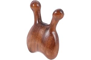 TOYANDONA Wood Nose Massager and Facial Guasha Tool, Natural Sandalwood Acupoint Scraper for Nose Massage and