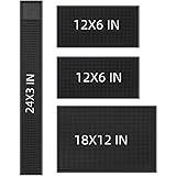 Bar Mat 4Pack IMIYOKU 0.4" Thick Durable Bar Mat