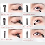 LacyMC Eye Makeup Brush Set Angled Precision Eyeshadow Tools Blending Defining view 3