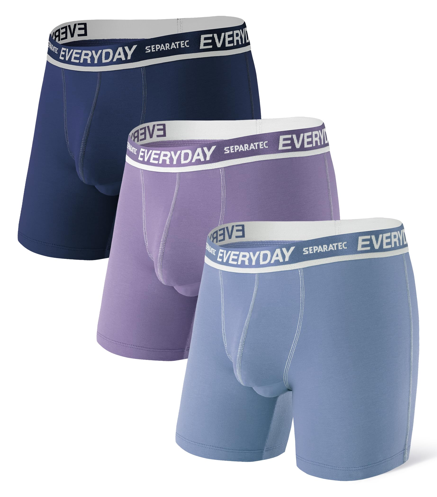 Separation Boxers Separatec Cotton Dual Pouch Men's Underwear Comfortable Soft Breathable ...