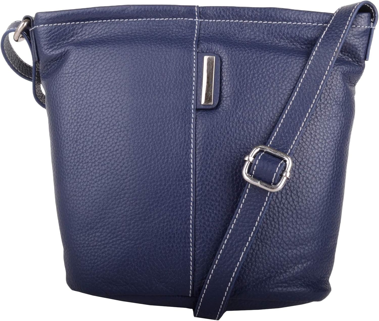 Womens Genuine Soft Leather Bucket Style Cross Body/Shoulder Bag