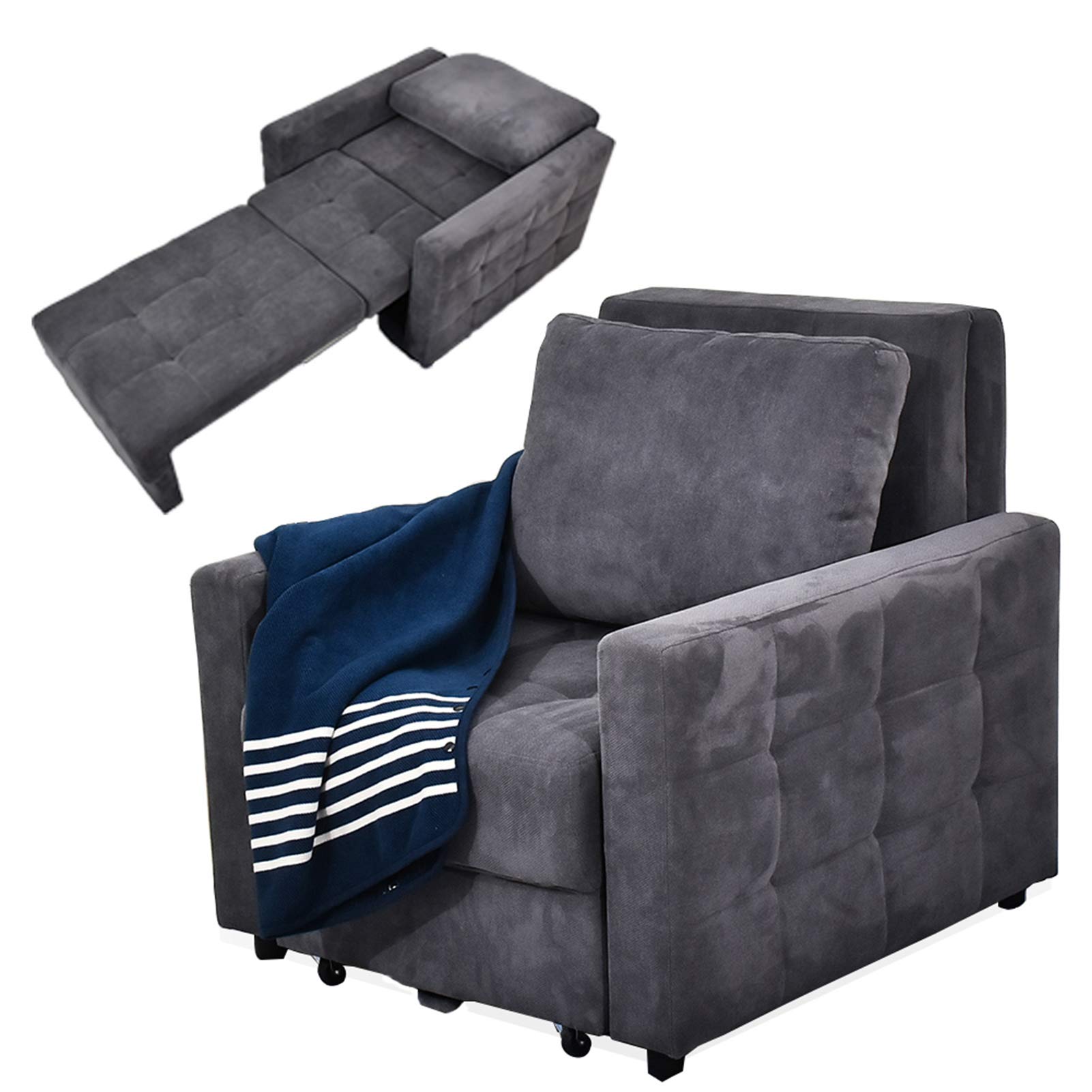 Urred Convertible Chair Sleeper Bed Urred Convertible Chair Sleeper Bed