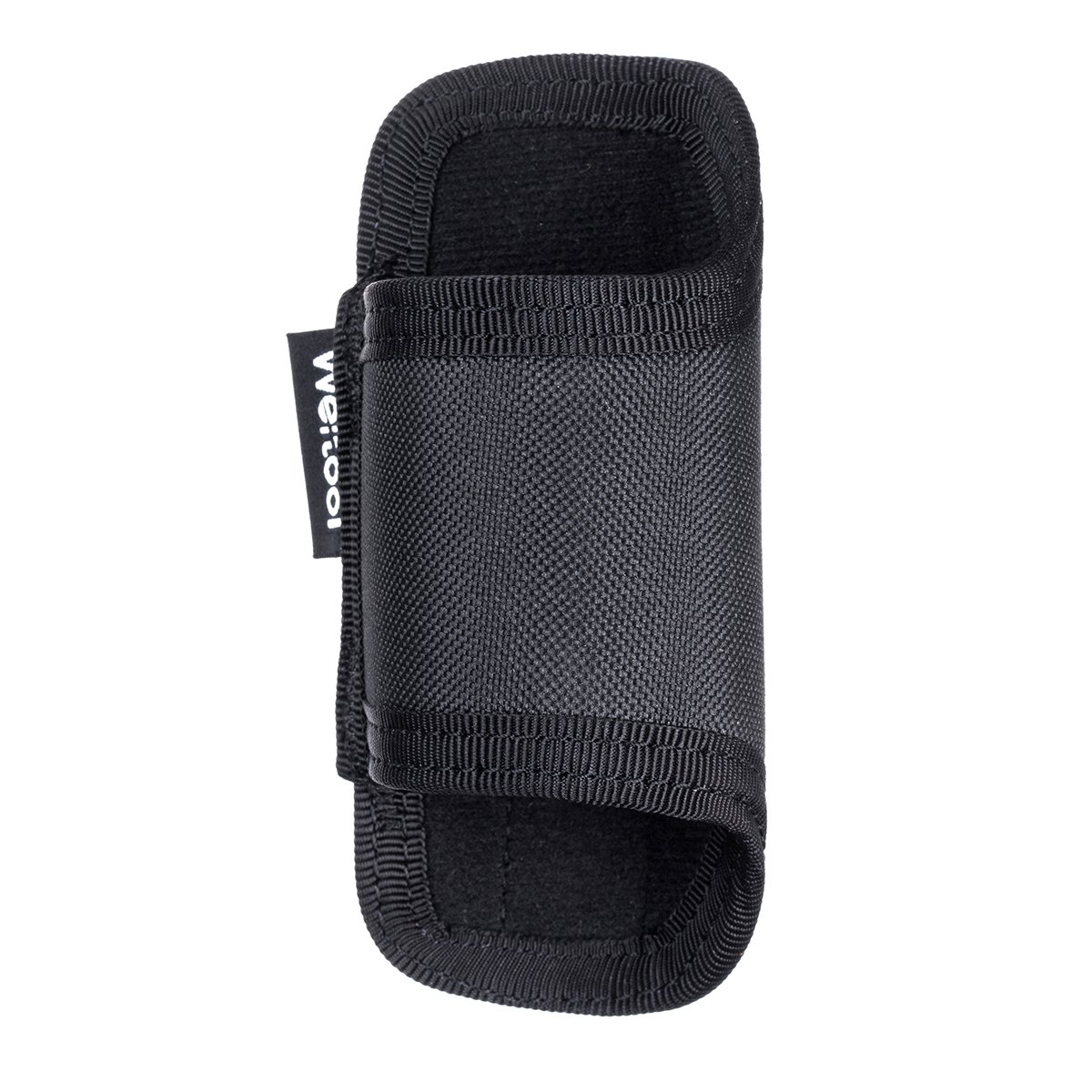 Weltool FH4 Open Top Compact Torch Holster,Molle System,Black Duty Belt Carry Case Torch Pouch for MAGLITE ML300, 2-6 Cell D Series, MAGCHARGER Rechargeable