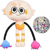 Lemoneon Dandy's World Plush 11" Goob Plush Stuffed Figure Pillow for Video Game Fans Room Decor with a Sticker Set