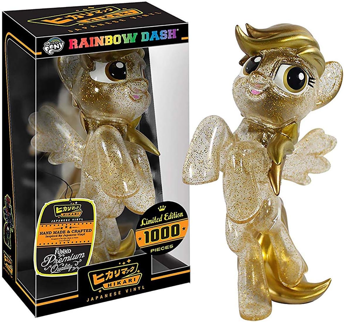 Gold Dust Rainbow Dash Hikari Figure Entertainment Earth Exclusive LE/1000