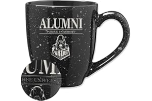 Rico Industries NCAA Alumni 16 oz Team Color Laser Engraved Speckled Ceramic Coffee Mug