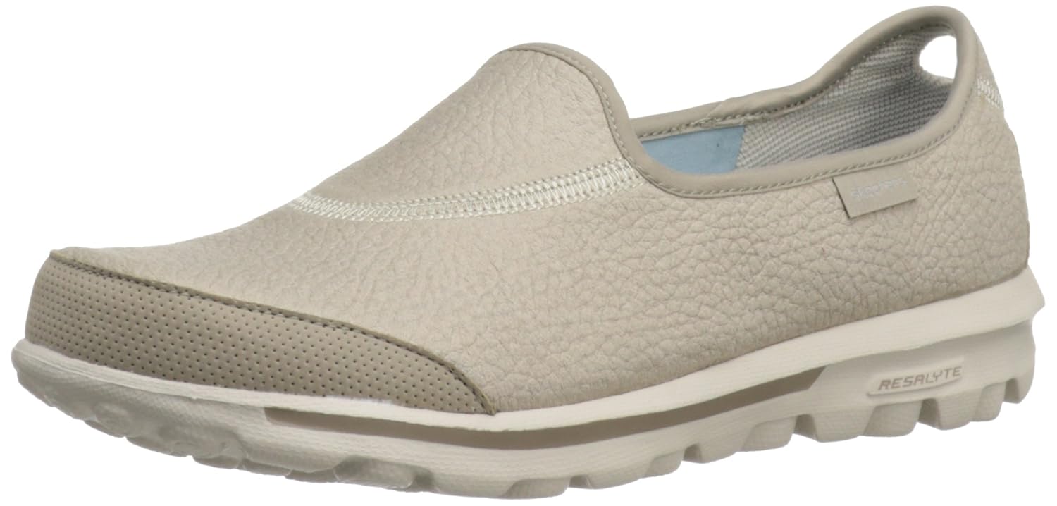 Skechers GO Walk Original, Women's Trainers, Natural, 3 UK Amazon.co