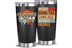 NewEleven 50th Birthday Gifts for Men Women - 1976 50th Birthday Decorations for Him Her - Present for Men Women Turning 50 Y