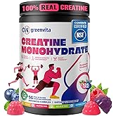 NSF Certified Creatine Gummy 5g - Creatine Monohydrate Gummies for Men & Women, Boost Focus, Strength, and Endurance, Anti-Melting Formula, Vegan, Gluten-Free, Non-GMO,(Raspberry & Blueberry 135 ct)