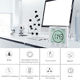 GXSTWU Digital Bathroom Shower Clock Timer Alarm Waterproof Thermometer view 2