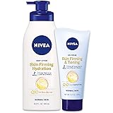 NIVEA Skin Firming Variety Pack with 16.9 Fl Oz Body Lotion and 6.7 Oz Gel-Cream