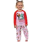 Gabby's Dollhouse Toddler Girls' Meowy Christmas Show Sleep Pajama Set