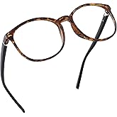 LifeArt Blue Light Blocking Glasses, Anti Eyestrain, Computer Reading Glasses, Gaming Glasses, TV Glasses for Women Men, Anti Glare (Tortoise, No Magnification)