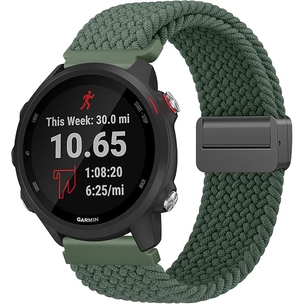 Meliya Silikon Armband Für Garmin Forerunner 55, 245, 645 – 20 Mm, Verstellbar, Wasserfest