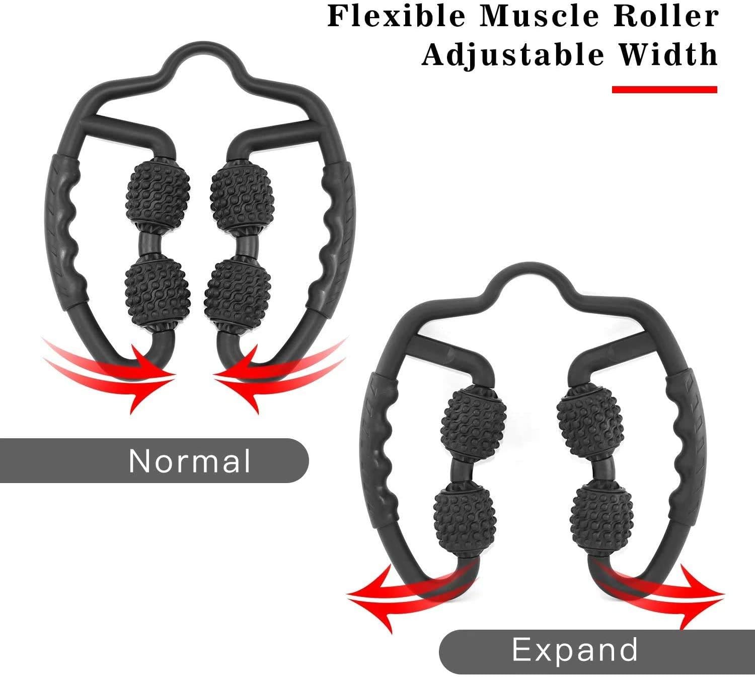 Muscle Roller, Trigger Point Muscle Roller for Calves, Leg, Arms, Tennis Elbow and Golfer Elbow, Foam Roller Deep Massage Tool for Relieve Muscle Soreness, Stiffness and Tight Muscles: Health & Personal Care