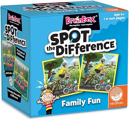 Amazon Com Brainbox Spot The Difference Family Fun Toys Games