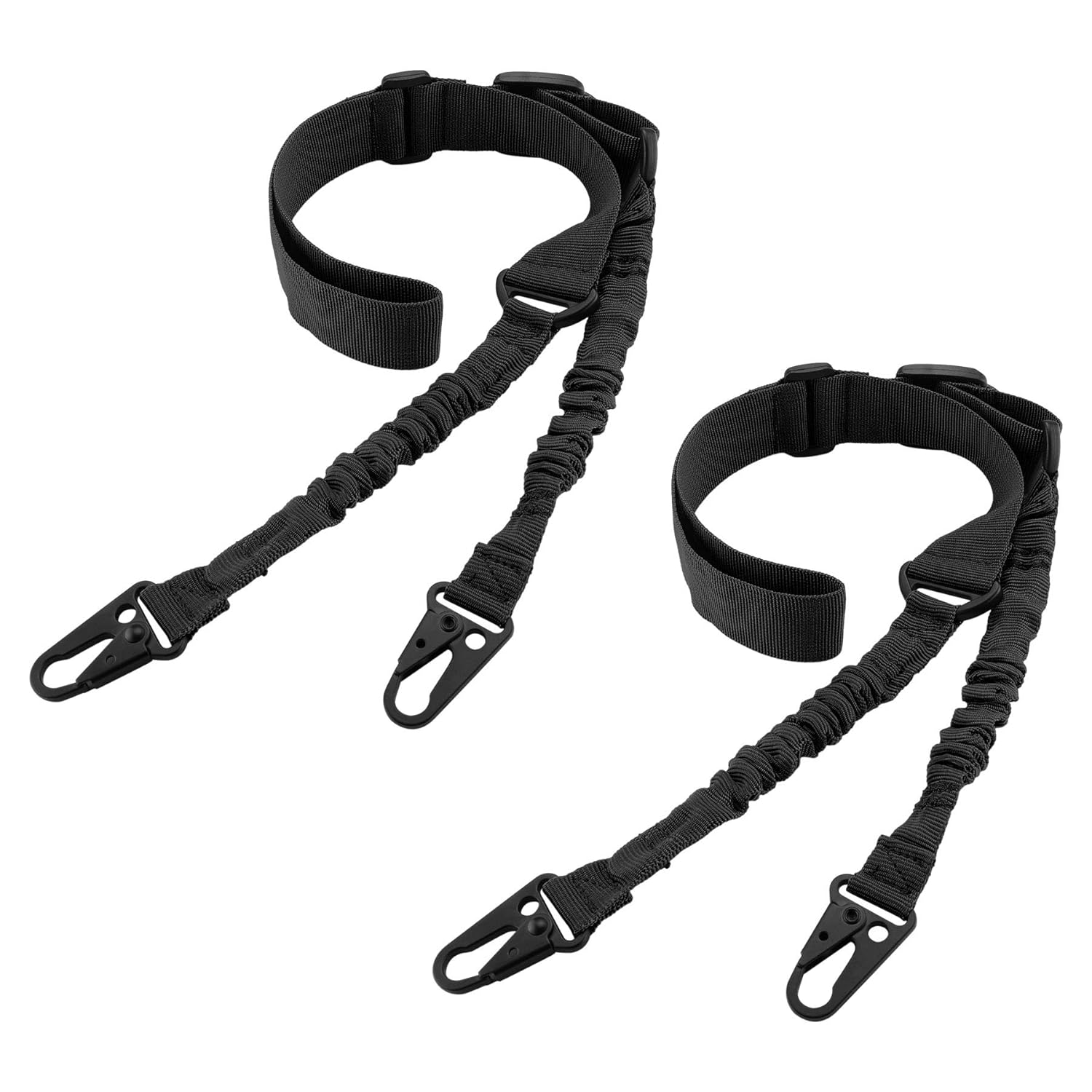 Adjustable Tactical 2 Two Point Bungee Rifle Gun Sling Strap Military