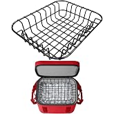 Cooler Basket for YETI Hopper Flip 12 Soft Cooler - Dry Goods Tray, Breathable Steel Wire Construction, No Condensation, Keeps Food Dry &amp; Chilled, Fits YETI Ice Accessories (Cooler Not Included)