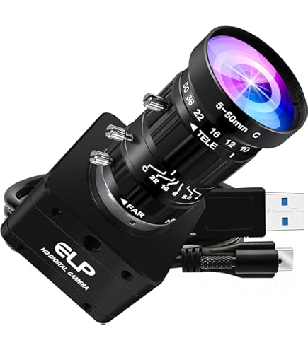 Amazon.com: ELP 48mp USB Camera Manual Zoom Webcam for Computer