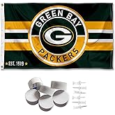 Green Bay Packers Patch Button Banner and Tapestry Wall Tack Pads