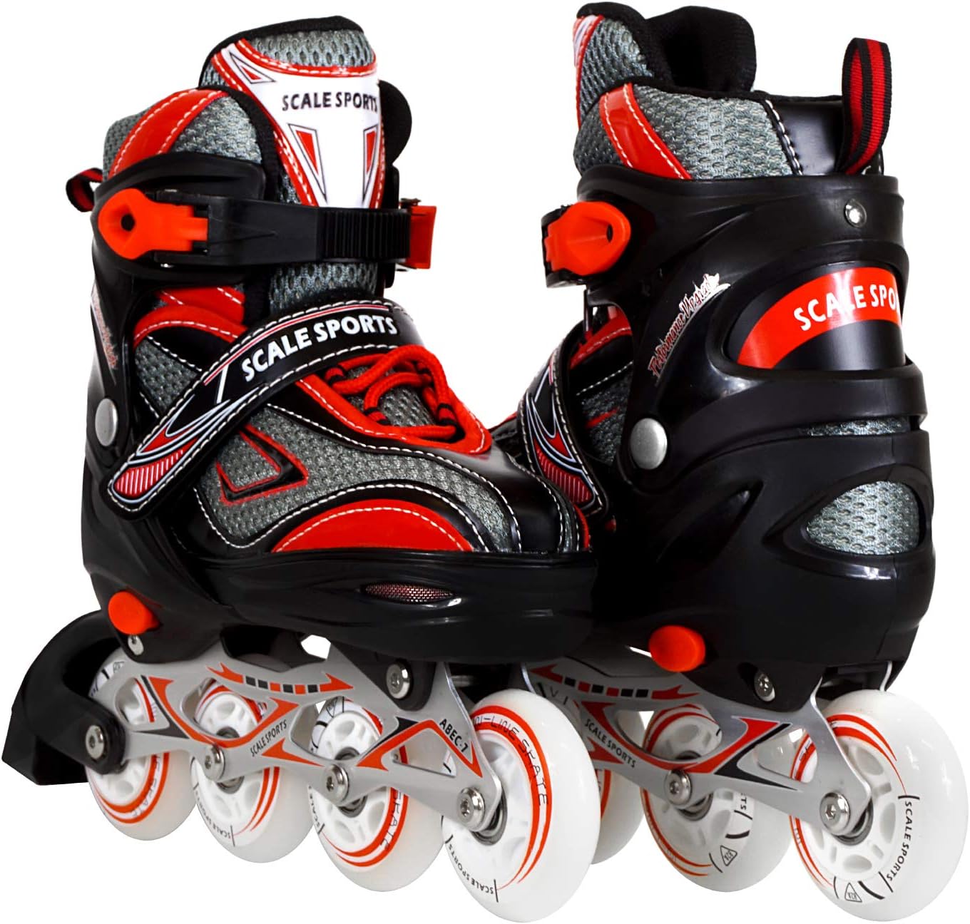 Kids/Teen Adjustable Inline Skates for Girls and Boys Durable Outdoor Illuminating Front Wheel