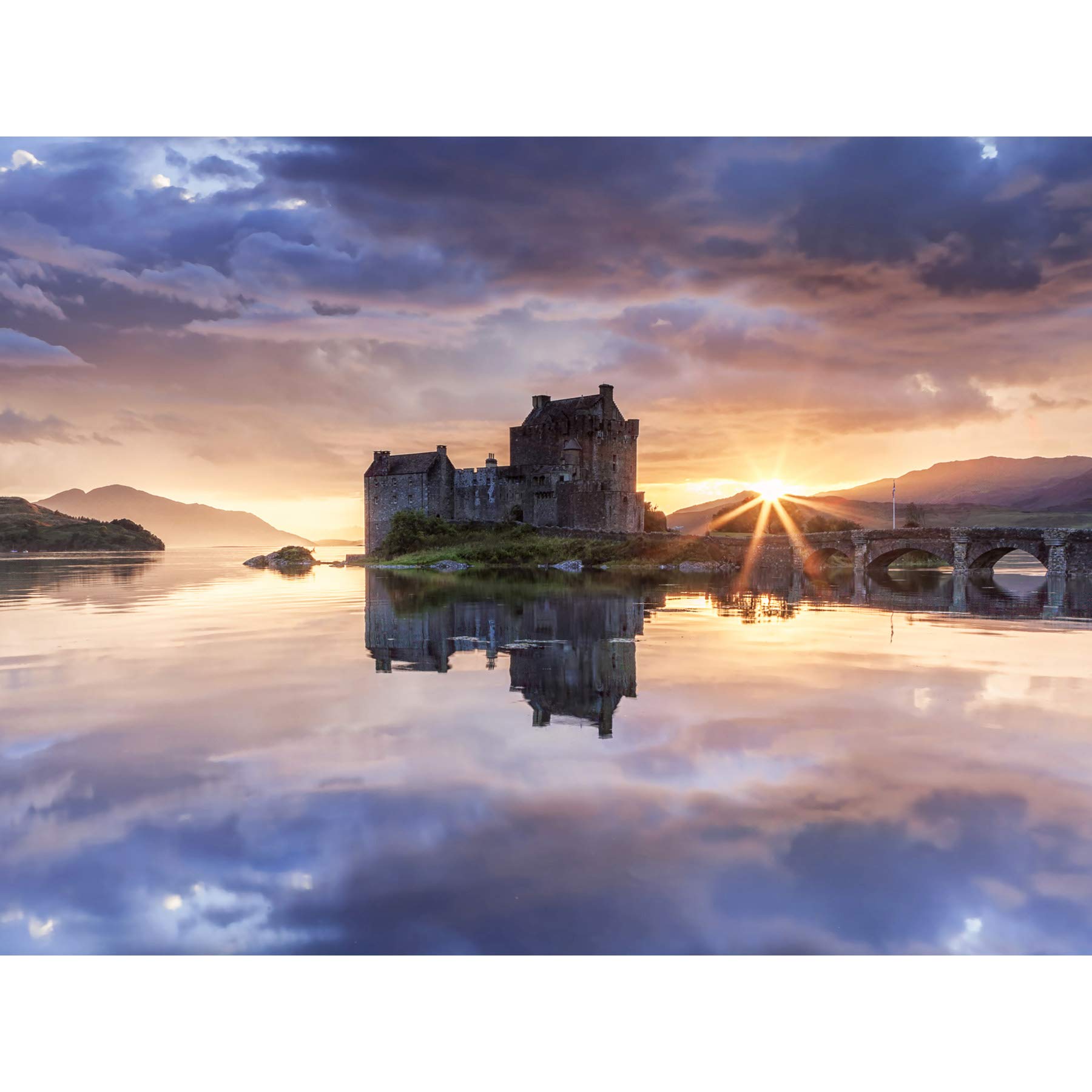 Syxaxis Eilean Donan Castle Kyle Lochalsh Scotland Photo Large Wall Art Poster Print Thick Paper 18X24 Inch