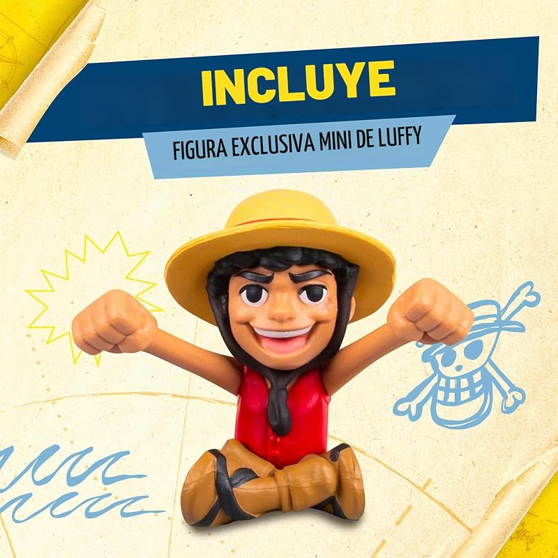 Barco de colección Deluxe Going Merry de One Piece de 24,13 cm; diseño detallado para Jugar y exponer; Incluye una Figura de acción Exclusiva de Luffy — foto 8 de 8