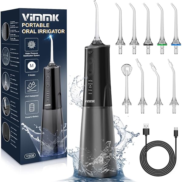 Irrigador Bucal Profesional Limpieza Dental - Irrigador Limpieza Dental Irrigador Limpieza Dental With 4 Boquillas 4 Modos Ipx7 Impermeable