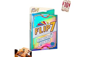 Flip 7,Press Luck and Strategy Card Game, Fast-Paced Gameplay for Kids and Adults, Quick to Learn, Perfect for Family Educati