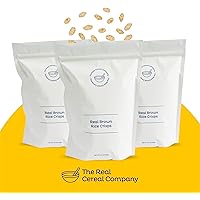 The Real Cereal Company, Organic Brown Rice Crisps Cereal 3-Pack, Zero Sugar, Gluten-free, Non-GMO, Made in California