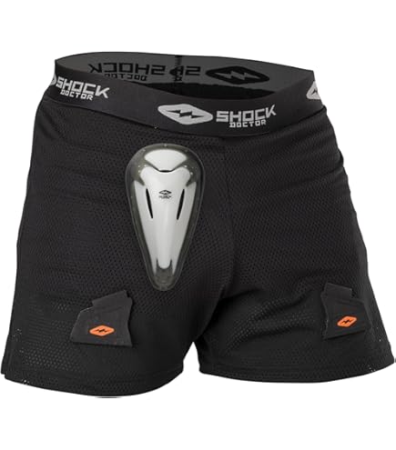 Amazon.com: Shock Doctor Youth Girl Loose Hockey Shorts with