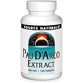 Source Naturals PAU D'Arco Extract Dietary Supplement - 100 Tablets