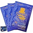 Supreme Trimmer 3-in-1 Aftershave Wipes – 50 Individually Wrapped Face, Body & Enhancement Wipes | Alcohol-Free, No Burn or Irritation | Refreshing Barber Scent | Travel-Friendly After Shave Wipes