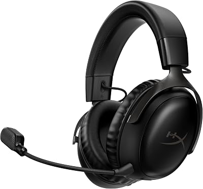 HyperX Cloud III Wireless Gaming Headset 2.4GHz 53mm Drivers 120h Battery