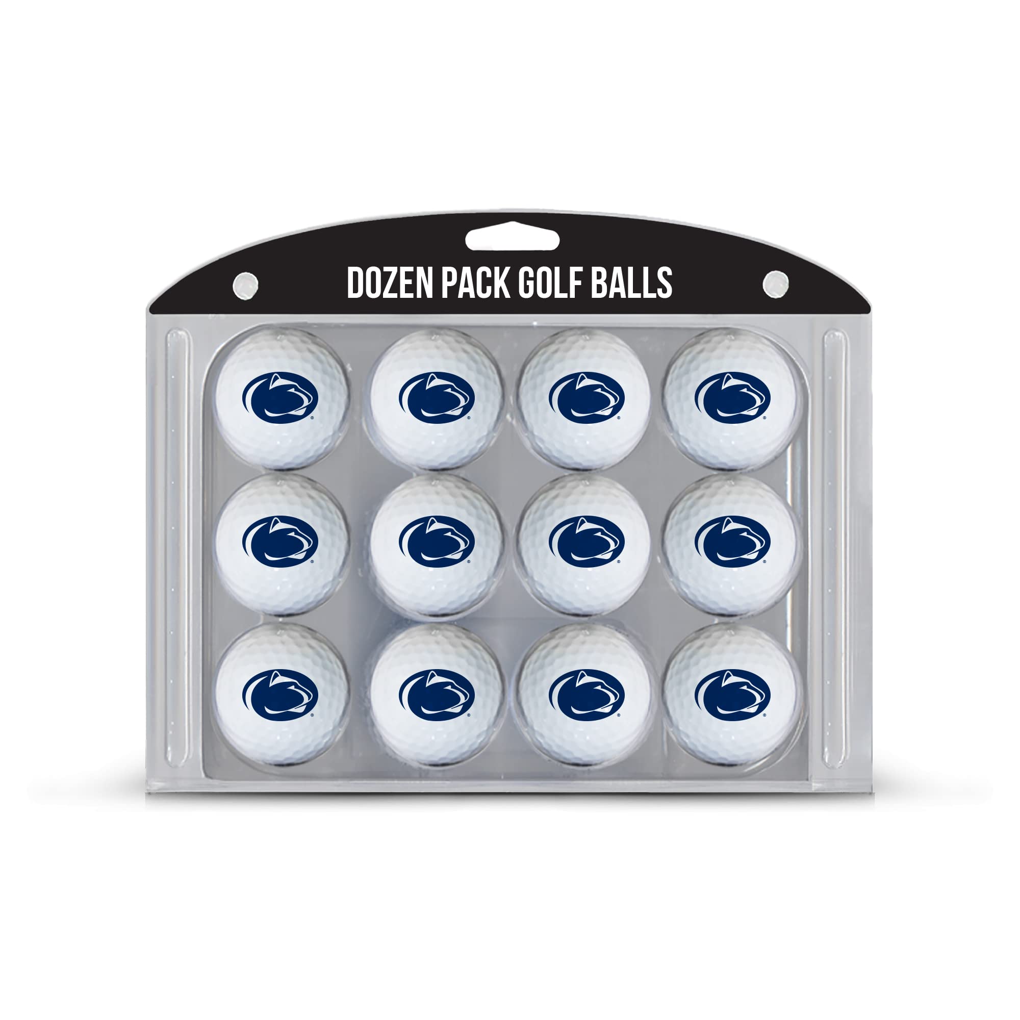 Team Golf NCAA Penn State Nittany Lions Golf Balls, 12 Pack Dozen Regulation Size Golf Balls, 12 Pack, Full Color Durable Team Imprint