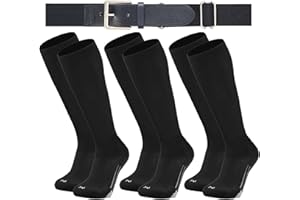 Londkaron Youth Elite Baseball/Softball Socks & Belt Combo (3 Pairs of Socks with 1 Belt)