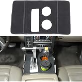 PIUGILH Transmission Console Cover Fit for Hummer H2 2003-2009 | Center Console Gear Shift Cup Holder Cover Trim