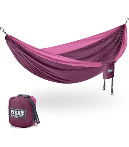 Amazon.com: ENO DoubleNest Hammock - Marine/Cedar : Sports
