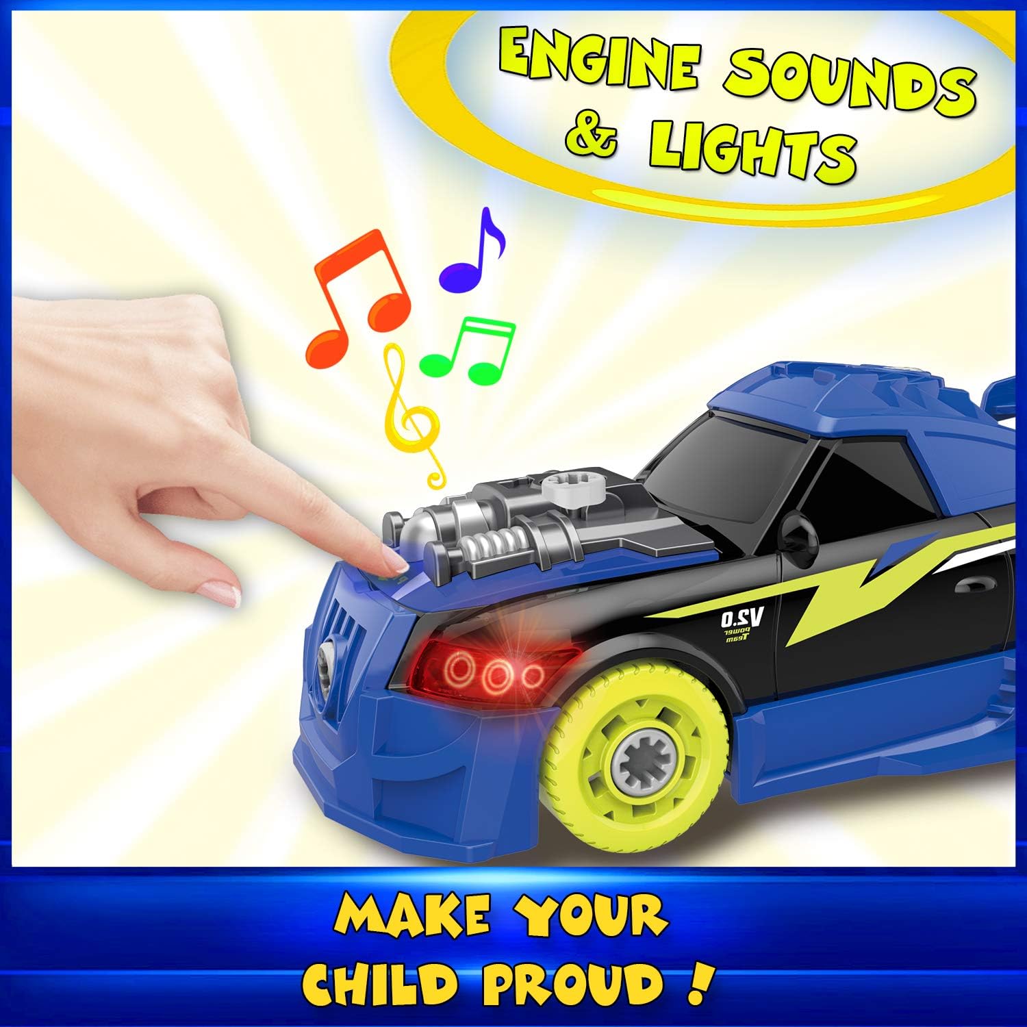 build a car kit for 4 year old