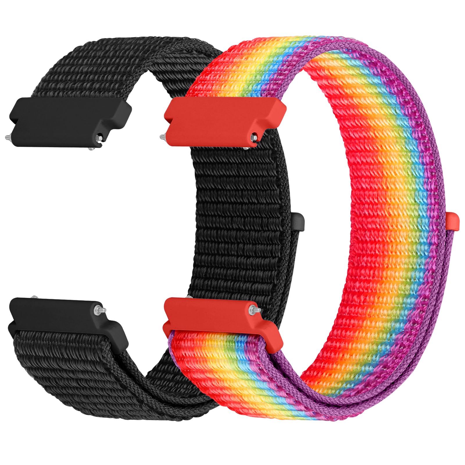 KIBDSNG Nylon 22mm Watch Strap Compatible with Garmin Venu 4 45mm/Venu 3/Venu 2/Vivoactive 4 45mm/Forerunner 255/265,Adjustable Sport Band for Samsung Galaxy Watch 46mm/3 45mm/Gear S3 Classic/Frontier — image 1