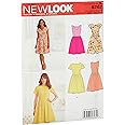 Simplicity Creative Patterns New Look 6262 Misses' Dress with Neckline Variations, A (10-12-14-16-18-20-22)